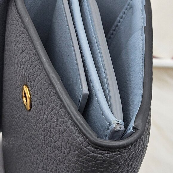 Céline Grey Calfskin Small Folded Wallet - Picture 12 of 17